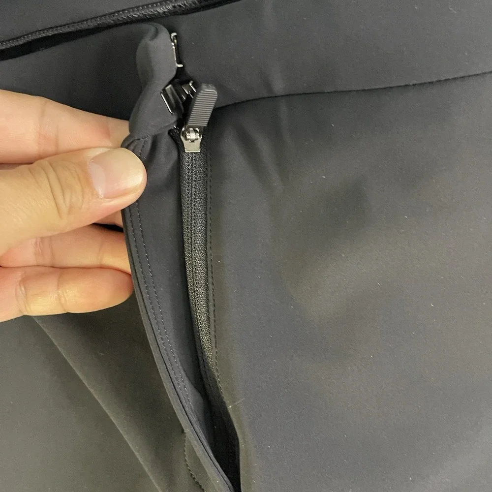 Lululemon Womens Pants Black Slim Stretch Travel Commuter Everyday Pant Size 10